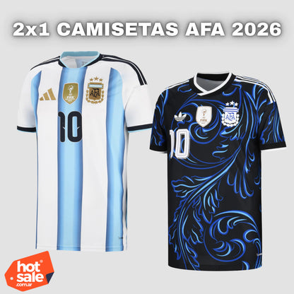 2x1 CAMISETA TITULAR Y CAMISETA SUPLENTE DE REGALO! SELECCIÓN ARGENTINA 2026'